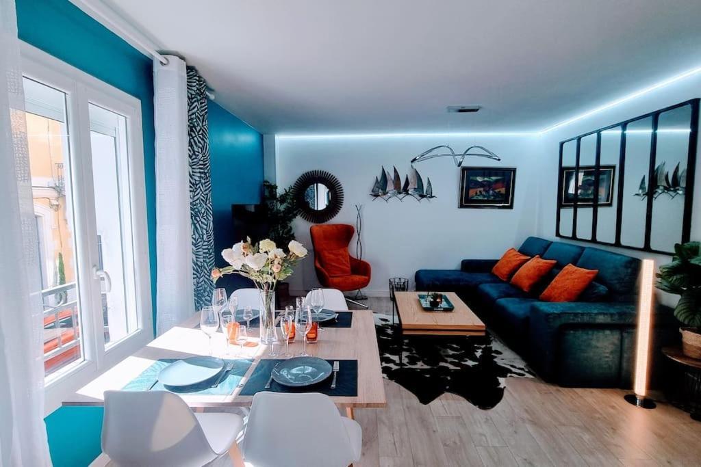 Appartement Le Clavel Superbe Deco, Centre Historique, Climatise, Parking A Proximite à Sète Extérieur photo
